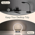 Wireless Charging Station with Alarm Clock, Bedside Lamp with Sunrise Wake-Up - Image 7