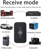 Bluetooth Audio Transmitter Receiver, 2 in 1 Bluetooth 5.3 Adapter - Image 3