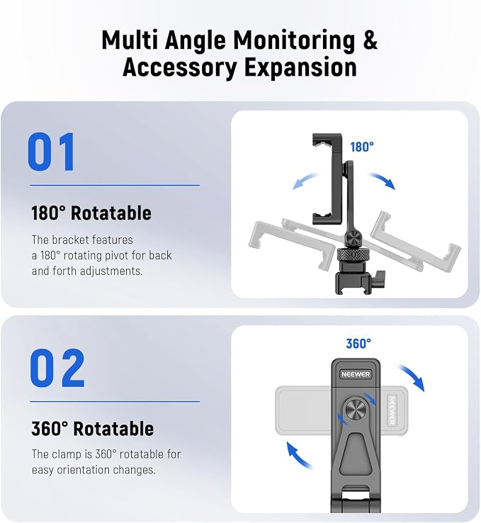 Neewer Metal Phone Tripod Mount - Image 4