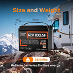 12V 100Ah LiFePO4 Lithium Battery MAX PLUS, 15000+ Deep Cycle Battery, Built-in - Image 8
