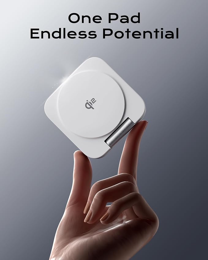 Qi2 Certified 3 in 1 Travel Charger MagSafe Compatible, Upgraded Foldable - Image 6