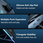 G-STORY Gaming Laptop Cooling Pad, RGB Lights Laptop Cooler - Image 6