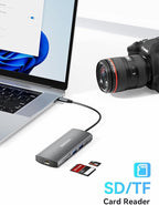 USB C Hub with Dual 4K@60Hz Displayports, 2 USB-A & 2 USBC 3.2 10Gbps Ports - Image 8