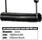 I3C Laptop Cable Lock Hardware Security Cable Lock Anti Theft Retractable Lock - Image 4