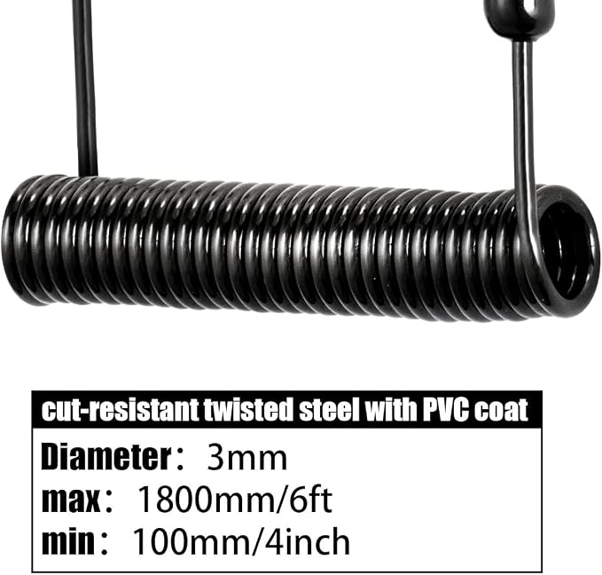 I3C Laptop Cable Lock Retractable Hardware Security Cable Lock - Image 5