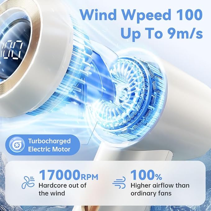 Portable Fan For Travel Mini: Small Pocket Handheld Personal Rechargeable - Image 2