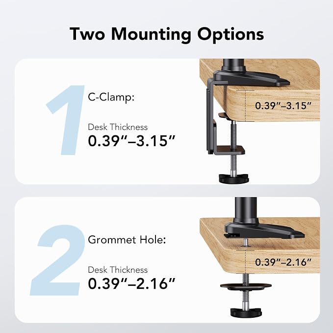 HUANUO Dual Monitor and Laptop Mount - Image 6