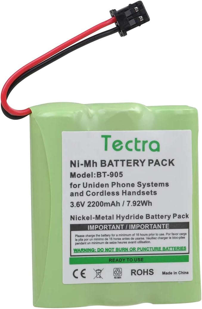 Tectra 2-Pack BT-905 Cordless Phone Battery - Image 6