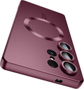 Magnetic for Samsung Galaxy S25 Ultra Case Slim Soft Silicone Bumper Shockproof by LEKEVO