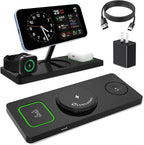 Wireless Charger Station 3 in 1, Fast Charging by LUKCOZMO