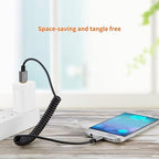 CableCreation Coiled USB to Micro USB Cable 0.56ft to 4ft, USB 2.0 A to Micro - Image 4