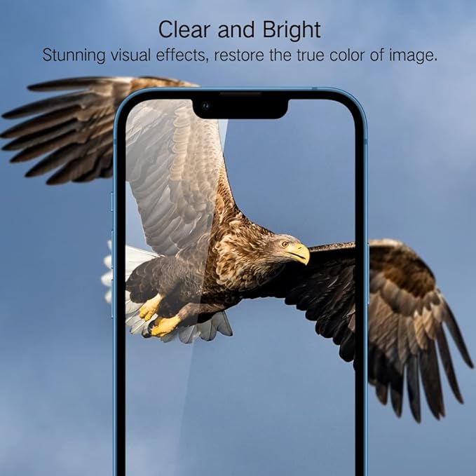 PERFECTSIGHT 2 Pack Anti Blue Light Screen Protector Compatible - Image 7