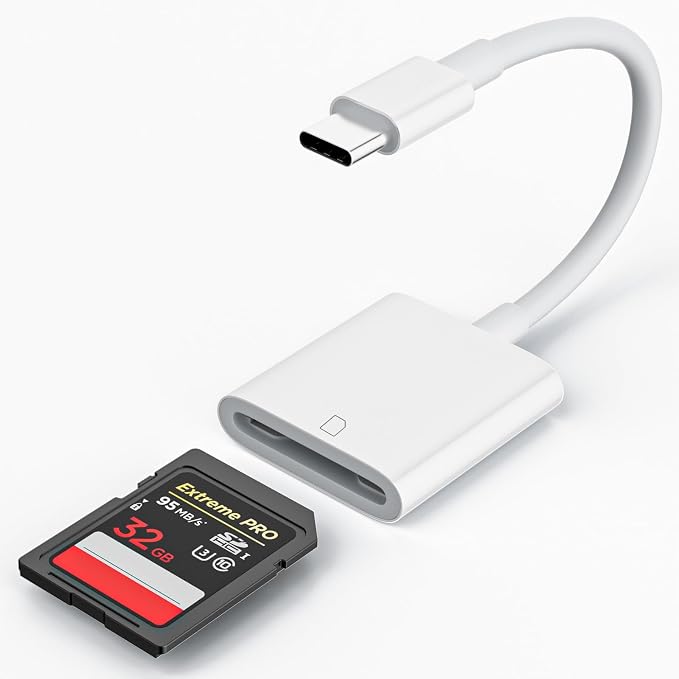 USB C SD Card Reader, Type C SD Memory Card Reader Micro SD Card Reader by Groodo