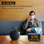 DreamSky Alarm Clock Radios for Bedrooms - Image 3