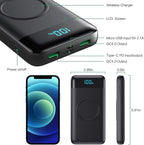 Wireless Portable Charger 30800mAh, 15W Wireless Charging USB C Power Bank - Image 3