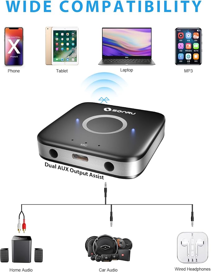 Bluetooth 5.3 Adapter Hi-Fi Equipment - Image 2