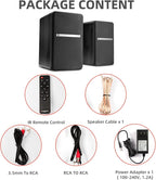 SINGING WOOD BT27 Active Powered Bluetooth Bookshelf Speakers - Image 7