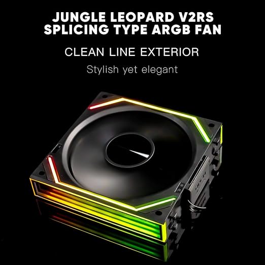 Jungle Leopard Interstellar V2 RS 120mm PC Reverse Blade Case Fan Infinity - Image 5