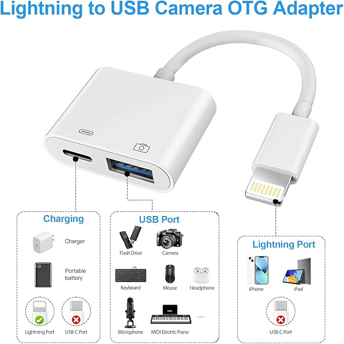 Lightning to USB Camera Adapter - Image 2