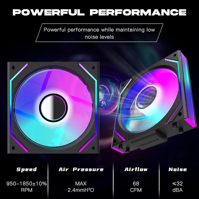Jungle Leopard Interstellar V2 120mm Case Fan Infinity Mirror Module - Image 5