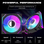 Jungle Leopard Interstellar V2 120mm Case Fan Infinity Mirror Module - Image 5