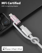 36W USB C to Lightning Cable Adapter, Support Data Sync/PD Fast Charging - Image 4