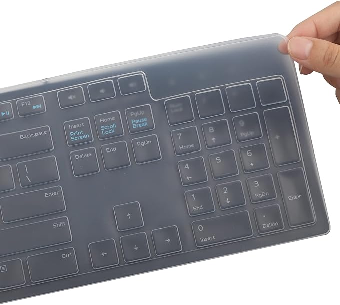 Keyboard Cover Skin for Dell KM636 KB216 KB216t KB216d KB216p Wired & Wireless - Image 5