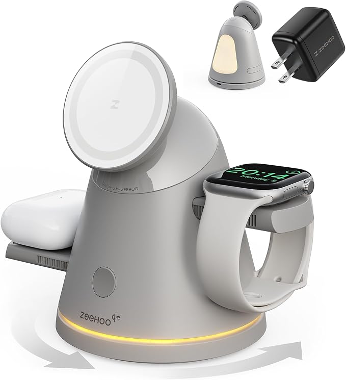 ZEEHOO 4 in 1 Wireless Charging Station by ZEEHOO%C2%AE