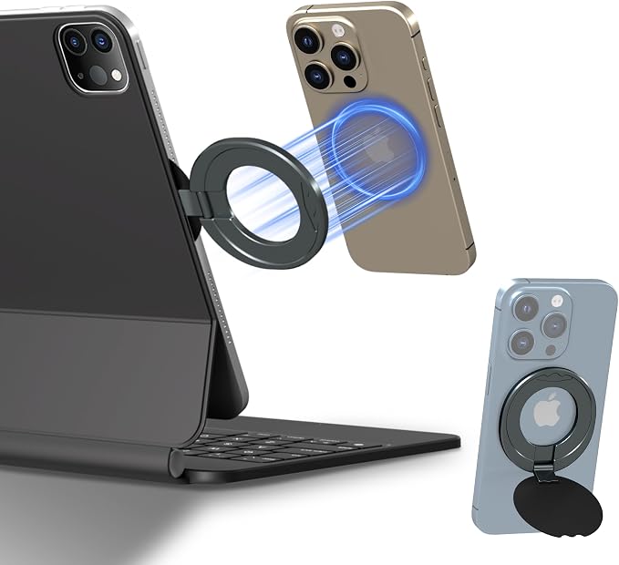 Magnetic Phone Holder for Magic Keyboard, Slim Portable Foldable Magnetic Phone by Otuoor