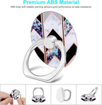 Bonoma Phone Ring Grip, 3 Pack Wave Geometric Marble 360 Degree Rotation 180 - Image 2