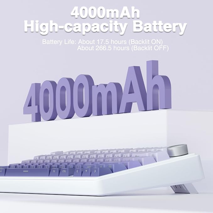 AULA F75 Pro Wireless Mechanical Keyboard, 75% Hot Swappable Custom Keyboard - Image 8