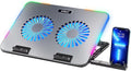 Upgarde Metal RGB Laptop Cooling Pad Gaming Laptop Cooler by KYOLLYELECTRONICS