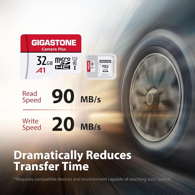 GIGASTONE Micro SD Card 32GB 10-Pack, Camera Plus, MicroSDHC Memory Card - Image 2