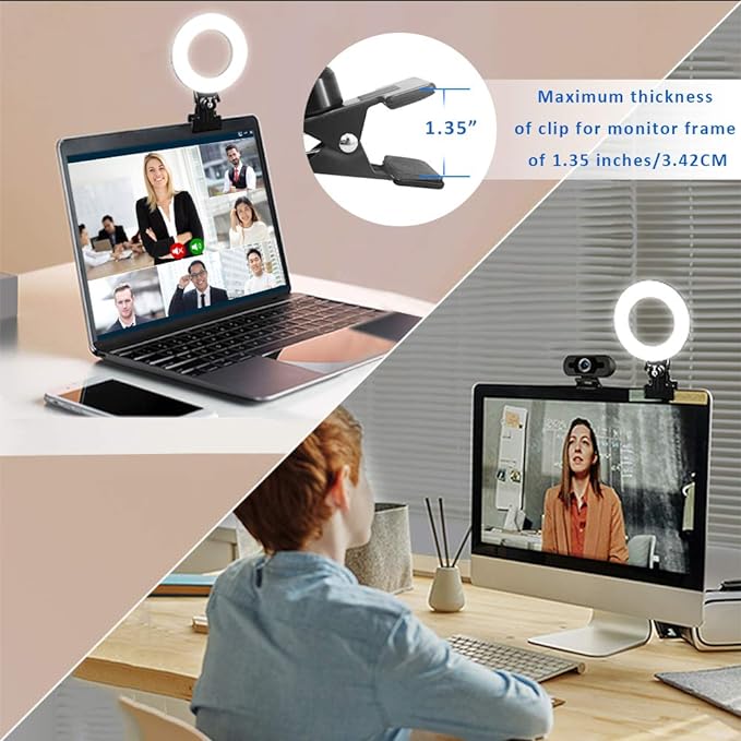 Video Conference Lighting Kit, Ring Light - Image 4