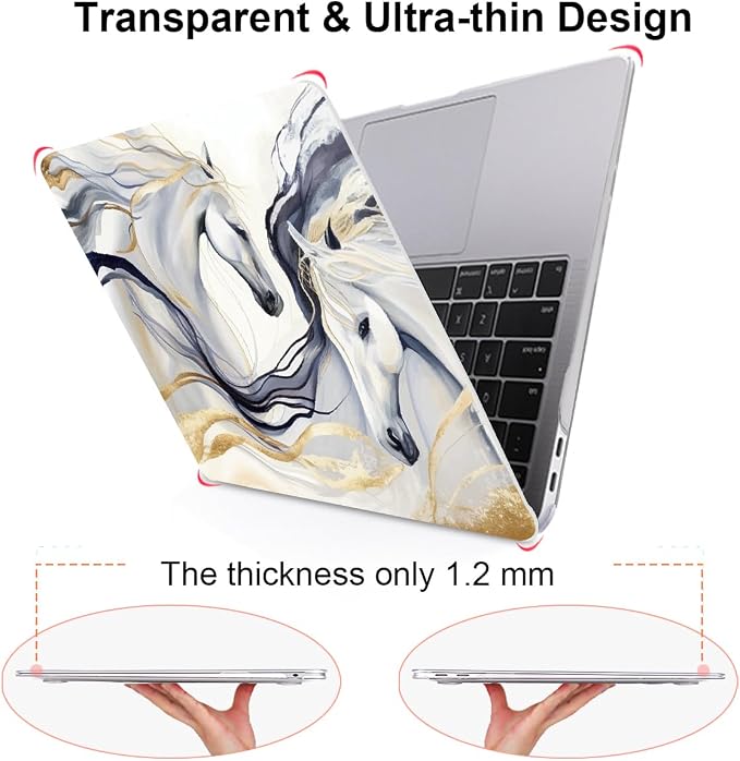 Compatible with 2021 2020 2019 2018 MacBook Air 13 inch Case M1 A2337 A2179 - Image 6