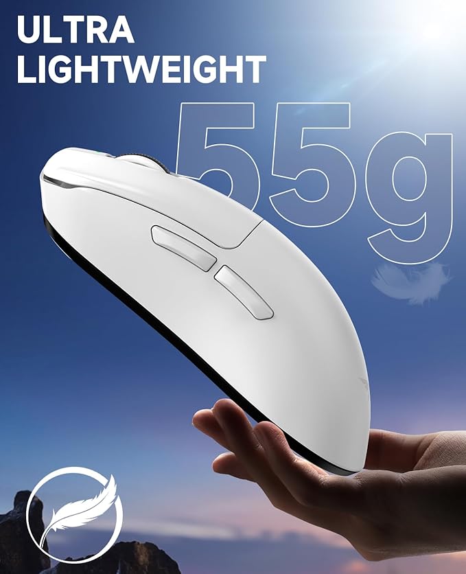 VGN F1 MOBA Wireless Gaming Mouse, 4K Polling Wired/Wireless Gamer Mice - Image 3