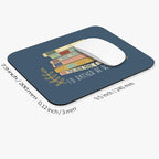 Square Mouse Pad Books, Personalized Premium-Textured Custom Mouse Mat Design - Image 2