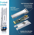 10Pcs 1.25G Single Mode SFP Fiber Module Network Transceiver, LX SM 1310nm 20km - Image 2