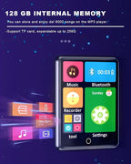 128GB MP3 Player with Bluetooth 5.3 Touch Screen 2.8-inch Digital Music Player - Image 6