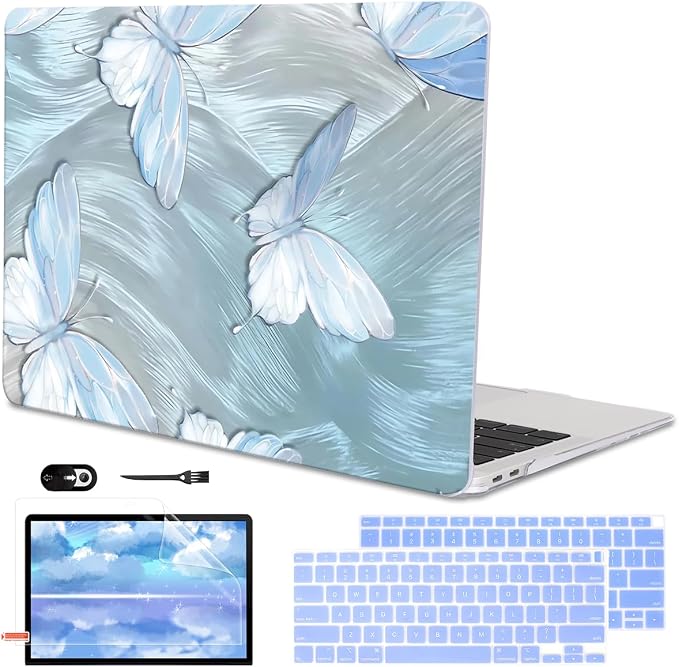Compatible with 2021 2020 MacBook Air 13 inch Case M1 A2337 A2179 A1932 2018 by LCMOCICO