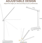 LED Desk Lamp with USB Charging Port Whole White - Image 6