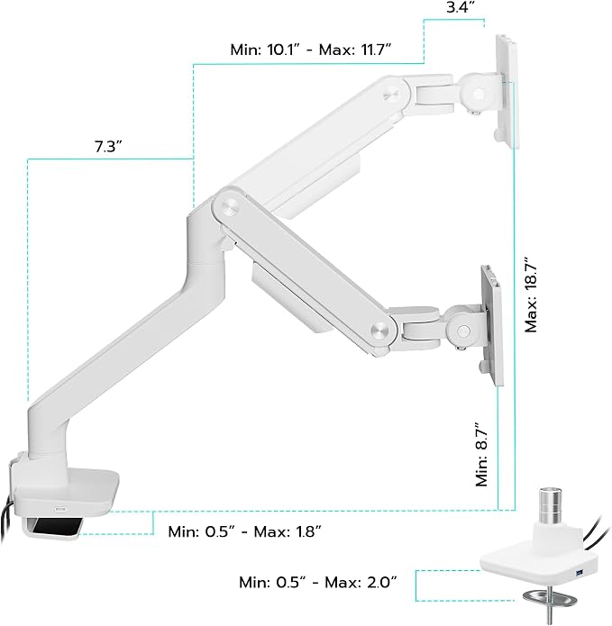 ARES WING Single Monitor Mount - Image 8