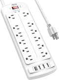 Power Strip, ALESTOR Surge Protector by Alestor