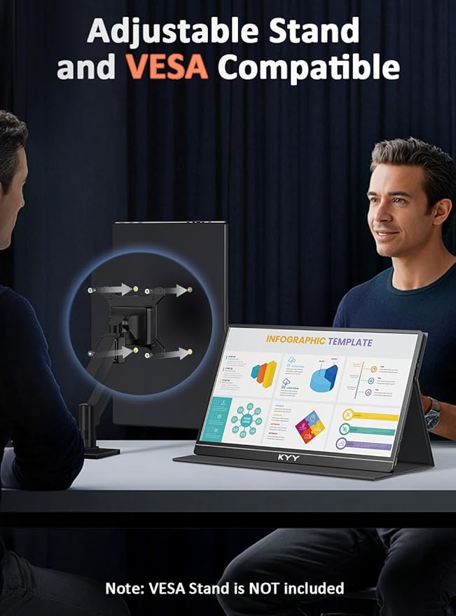 KYY 4K Portable Monitor 15.6" Portable Monitor - Image 6