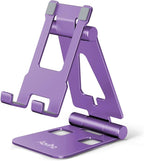 Cell Phone Stand for Desk, Adjustable Desktop Phone Holder Stand, Foldable by Aoviho