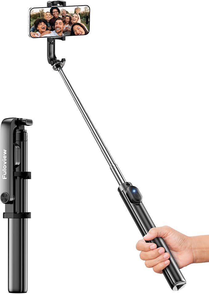 67‘’ Selfie Stick Travel Tripod, Extendable Tripod by Unknown