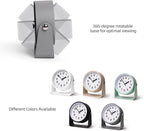 Analog Alarm Clock, Silent Non-Ticking Quartz Movement, Battery-Operated - Image 4