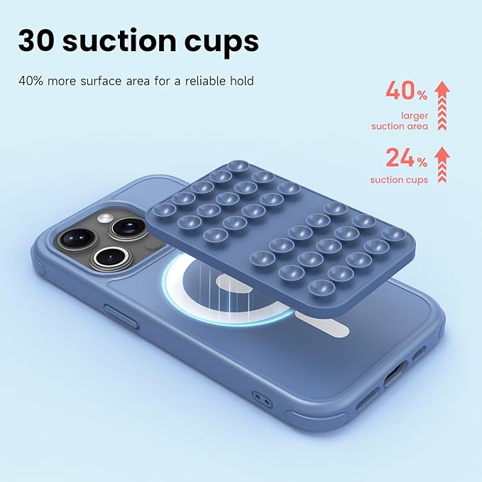 Patented Magnetic Sticky Phone Suction Grip Mount - Image 4