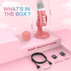 ZealSound USB Microphone, Condenser Computer Mic, Plug&Play Gaming Microphones - Image 7