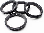 2-1/2" Black Snap-in Knockout Insulating Bushing Grommets, Plastic Cable Hole by EASYEAH